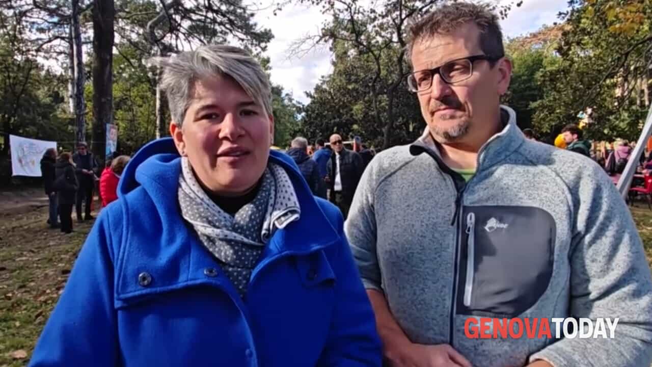 Sonia Gerelli e Marco Damonte, genitori di Elia morto per Seu dopo aver mangiato formaggio a latte crudo - Foto Valentina Bocchino GenovaToday